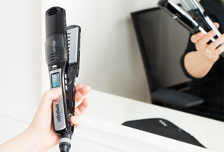 avant lissage vapeur