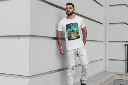 tenue t shirt imprimé